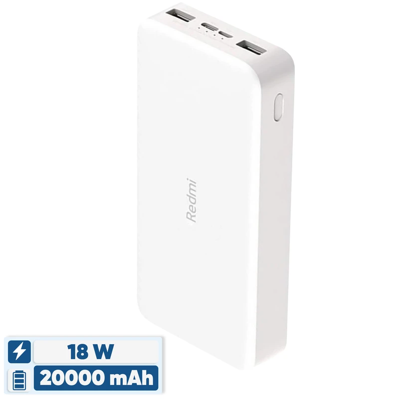 پاوربانک شیائومی مدل Redmi PB200LZM ظرفیت 20000 میلی آمپرساعت