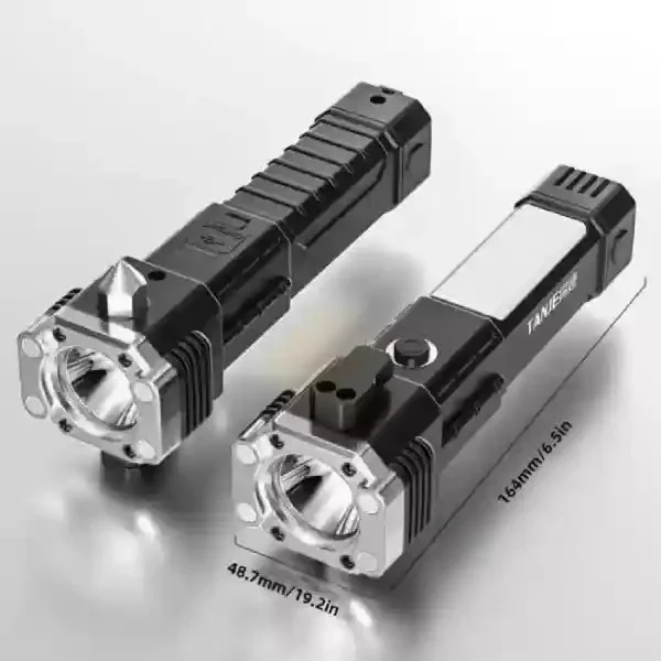 چراغ قوه اضطراری شارژی چند کاره مدل LED 3W TORCH